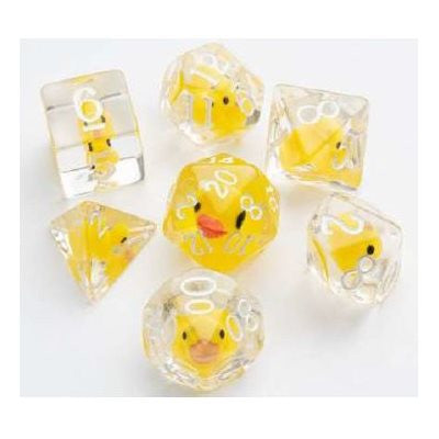 Gamegenic Embraced Series - Rubber Duck - RPG Dice Set (7pcs)